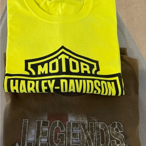 Harley-Davidson Other - Bundle - Vintage Harley Davidson Men’s SS T- Shirts, Las Vegas  Size XL